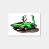 Lamina A4 - Lamborghini Countach LP 400 1974