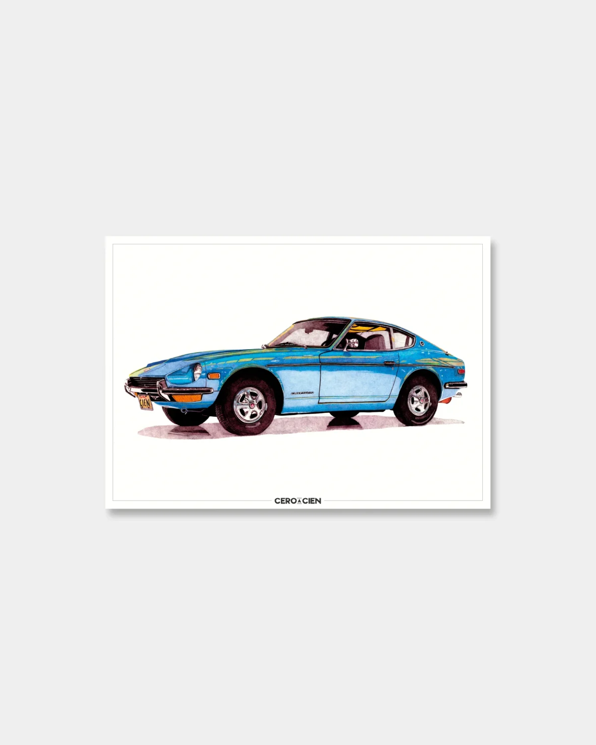 Lamina A4 - Datsun 240Z 1969