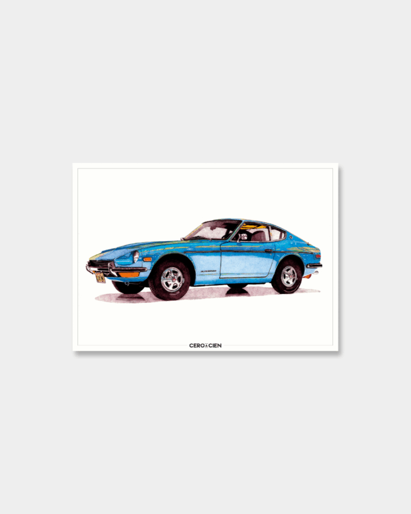 Lamina A4 - Datsun 240Z 1969
