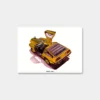 Lamina A4 - DeLorean DMC-12 1981 Edicion Gold