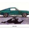 Lamina A4 - Ford Mustang Fast Back Bullit 1968