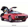 Lamina A4 - DeTomaso Mangusta 1969