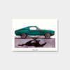 Lamina A4 - Ford Mustang Fast Back Bullit 1968