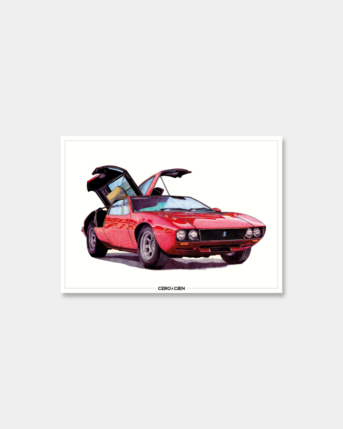 Lamina A4 - DeTomaso Mangusta 1969