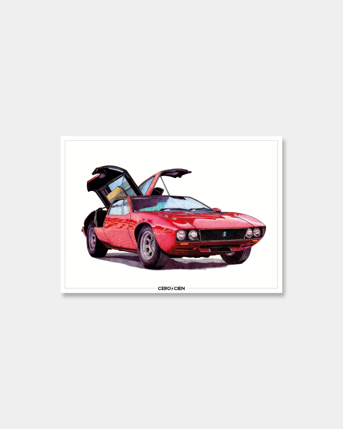 Lamina A4 - DeTomaso Mangusta 1969