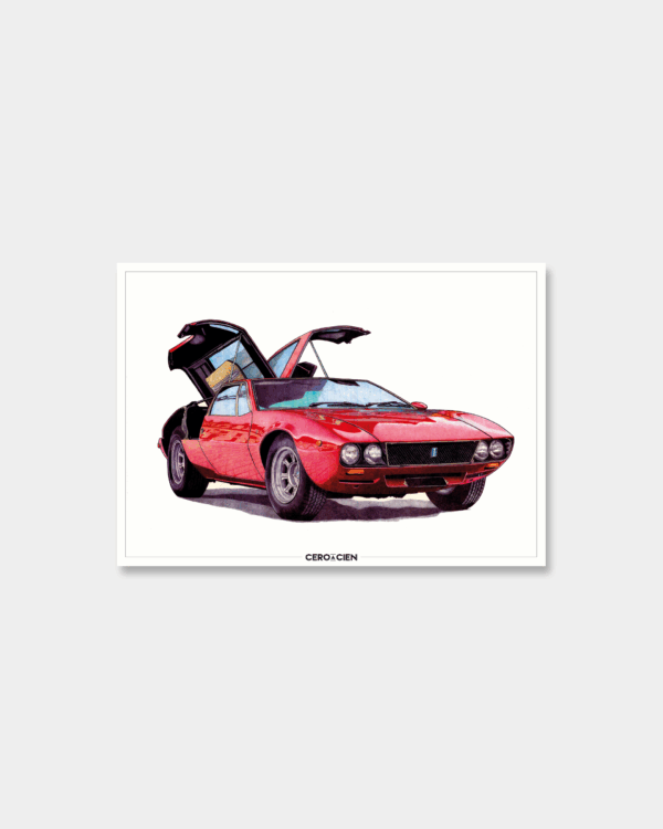 Lamina A4 - DeTomaso Mangusta 1969