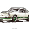 Lamina A4 - Porsche 911 Carrera 2.7 RS