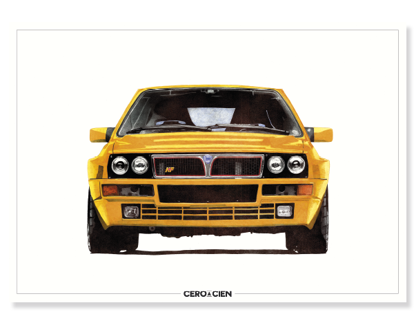 Lamina A4 - Lancia Delta Integrale Evo 2 1993