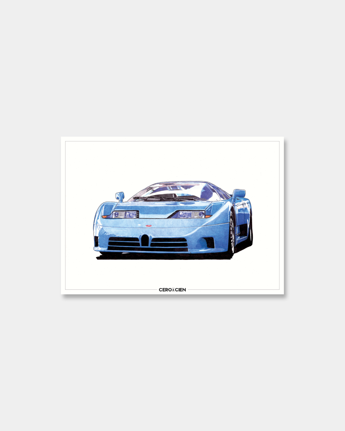 Lamina A4 - BUGATTI EB110