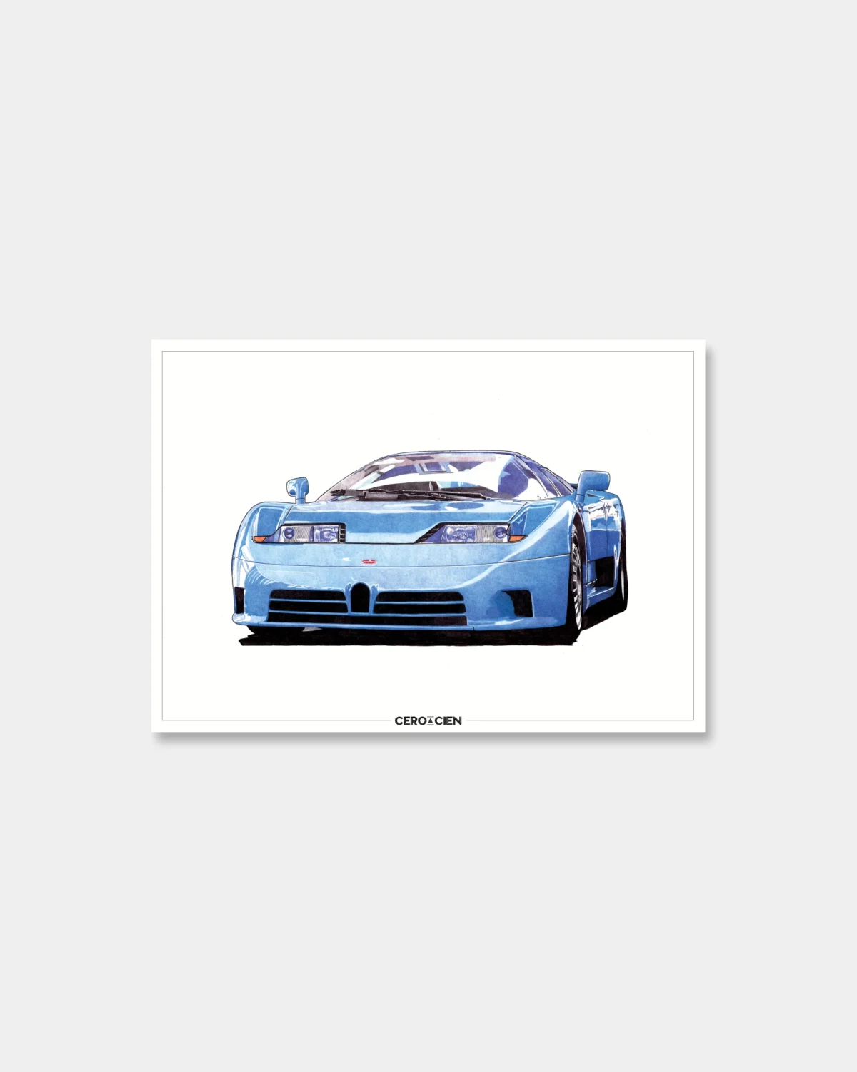 Lamina A4 - BUGATTI EB110