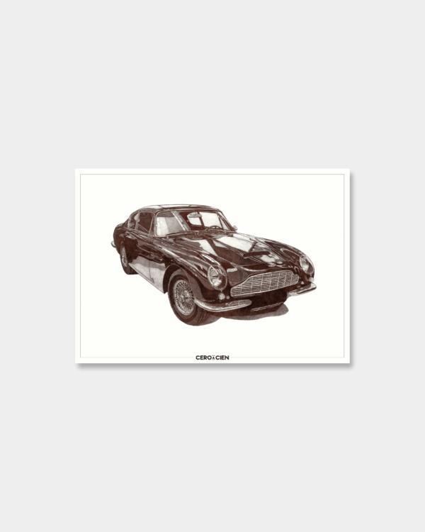 Lamina A4 - ASTON MARTIN DB6