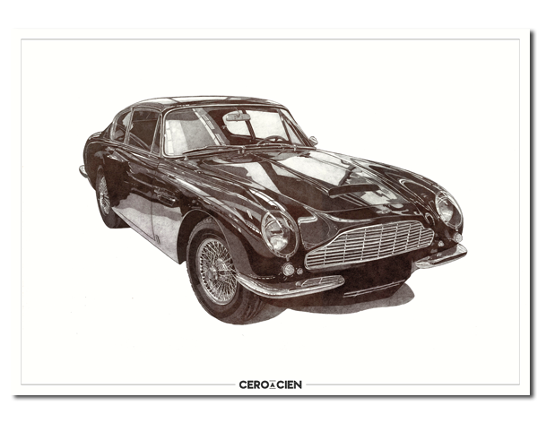 Lamina A4 - ASTON MARTIN DB6