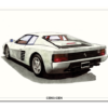 Lamina A4 - FERRARI TESTAROSSA