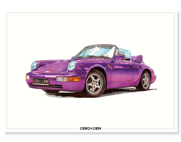 Lamina A4 - Porsche 911 964