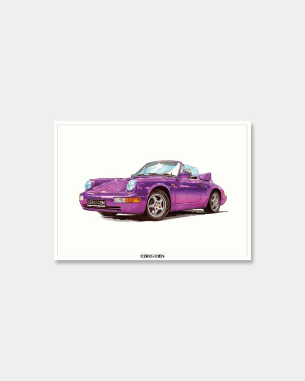 Lamina A4 - Porsche 911 964