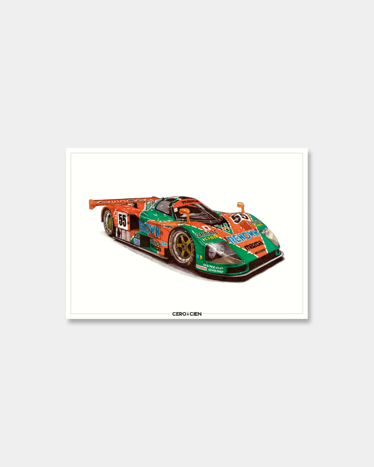 Lamina A4 - Mazda 787B