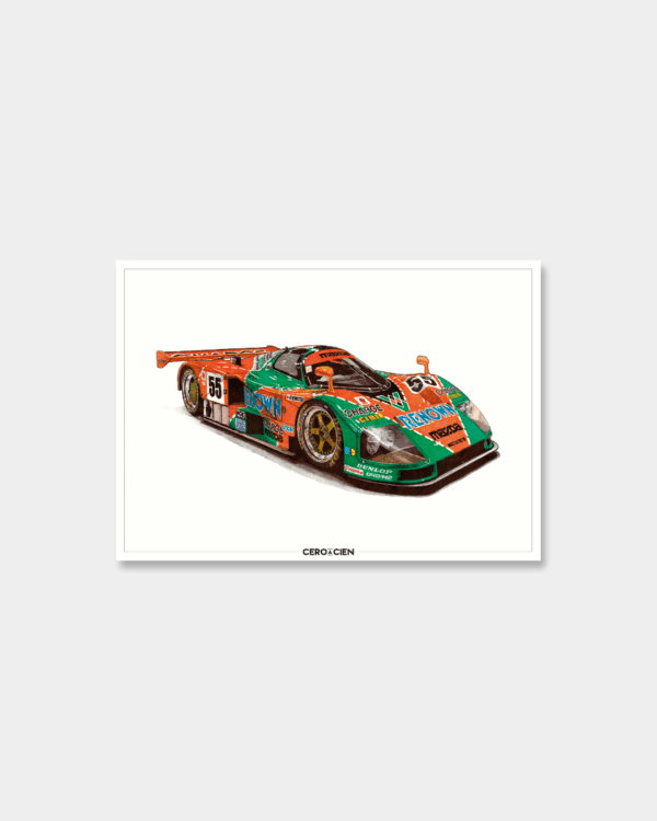 Lamina A4 - Mazda 787B