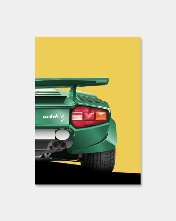 Lamborghini Countach - Amarillo