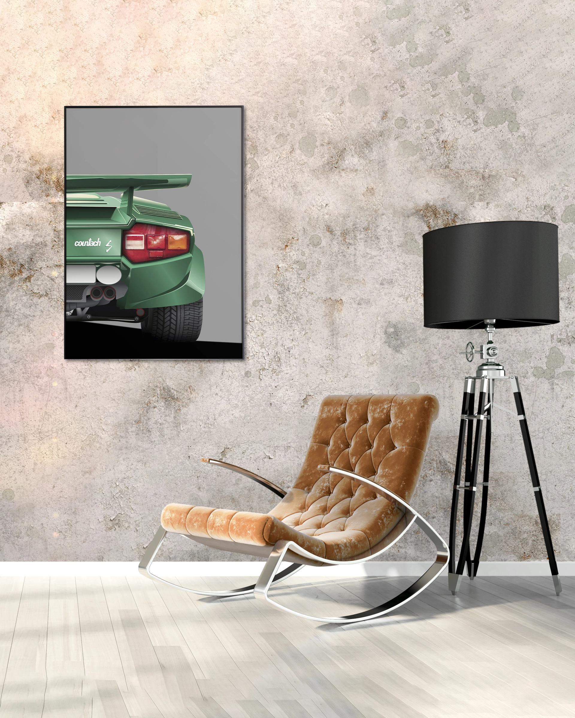 Lamborghini Countach - Gris - Imagen 2