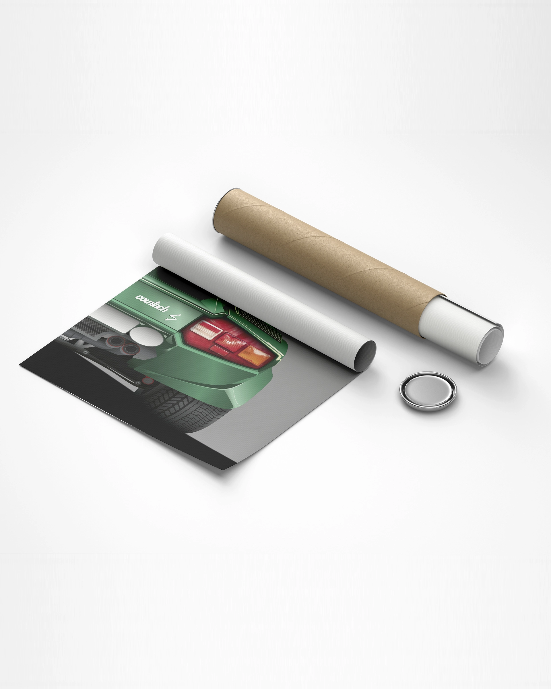 Lamborghini Countach - Gris - Imagen 3