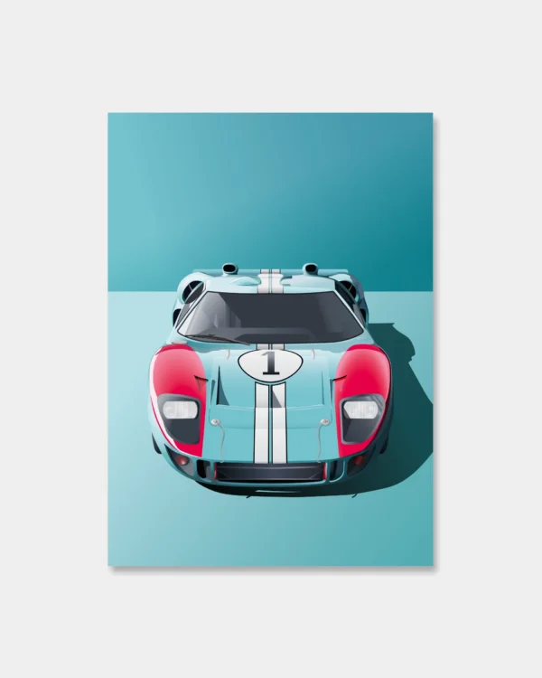Ford GT40 - Cyan