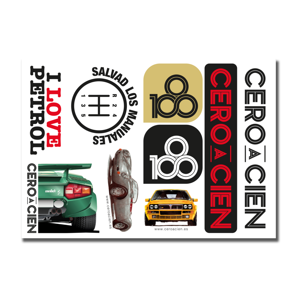Stickers Cero a Cien