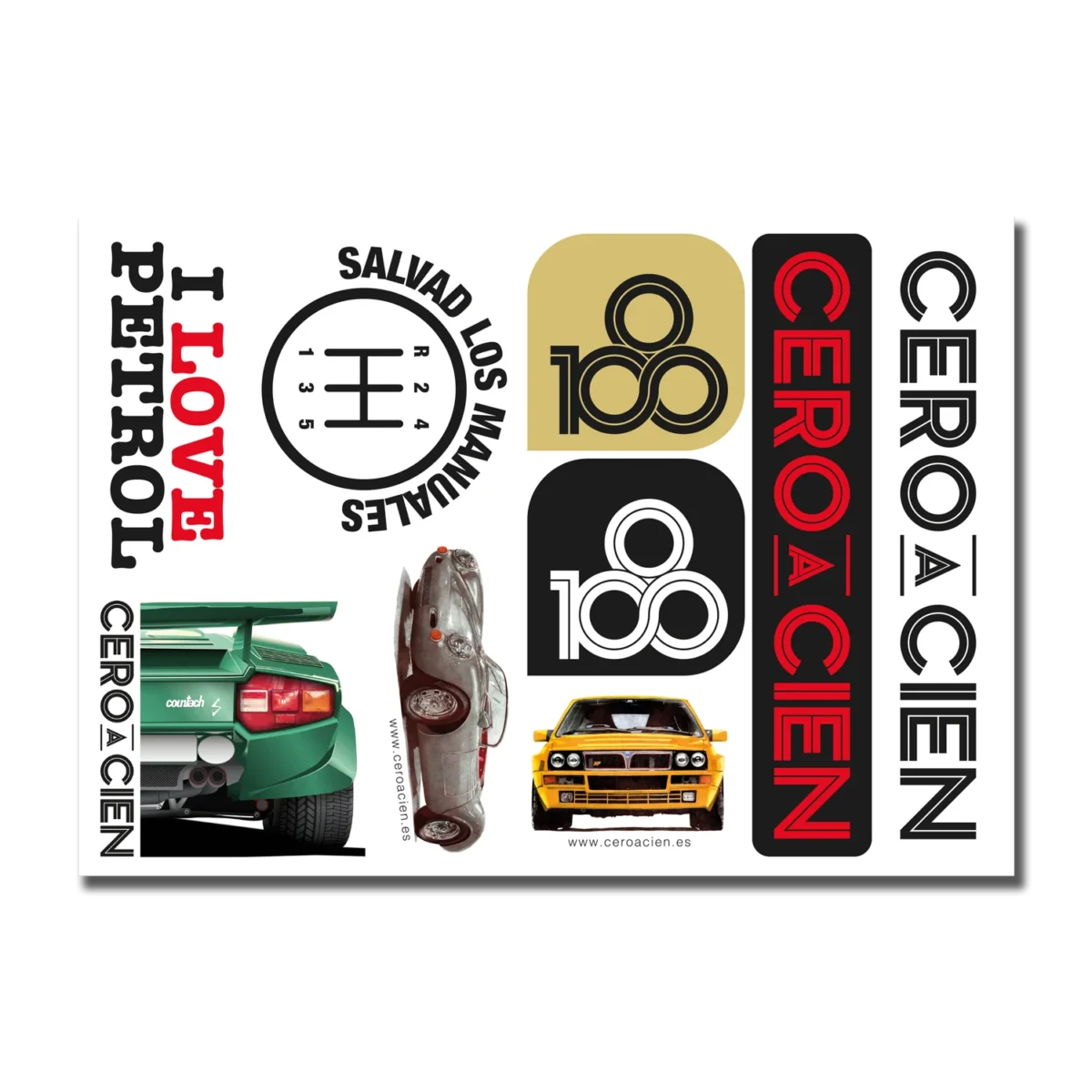 Stickers Cero a Cien
