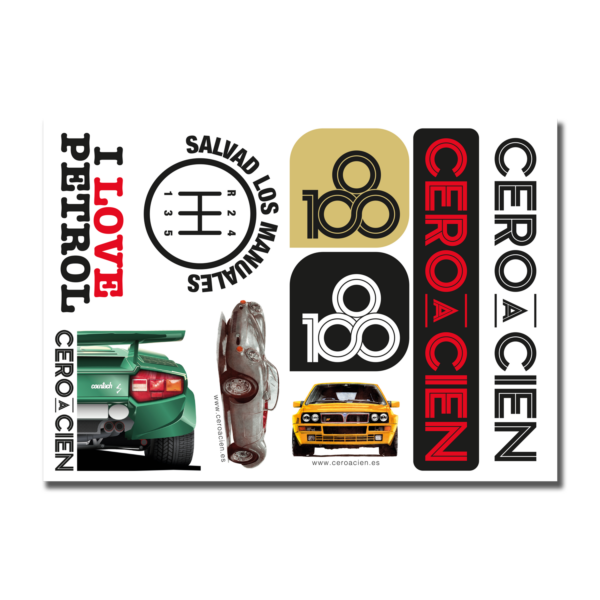Stickers Cero a Cien