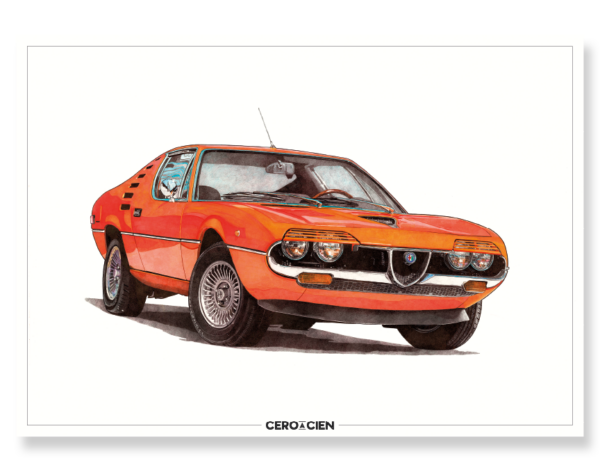 Lamina A4 - Alfa Romeo Montreal
