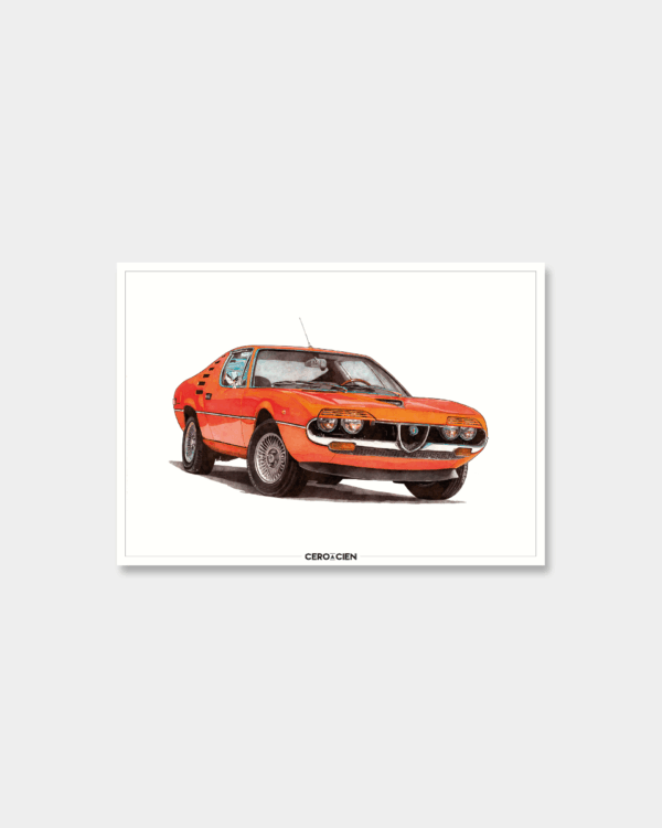 Lamina A4 - Alfa Romeo Montreal