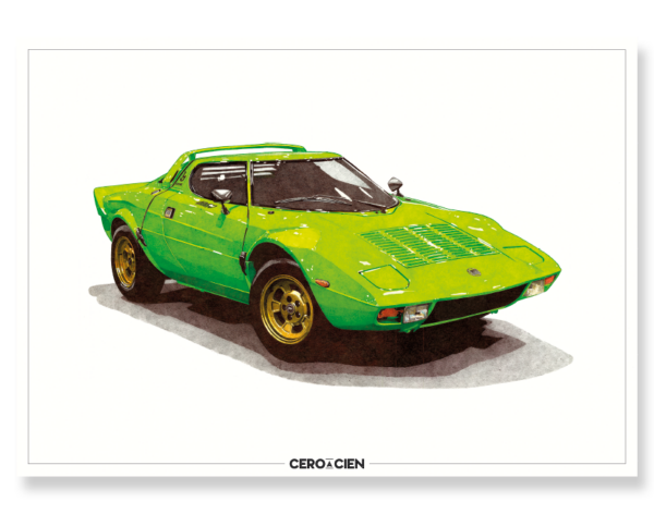 Lamina A4 - Lancia Stratos