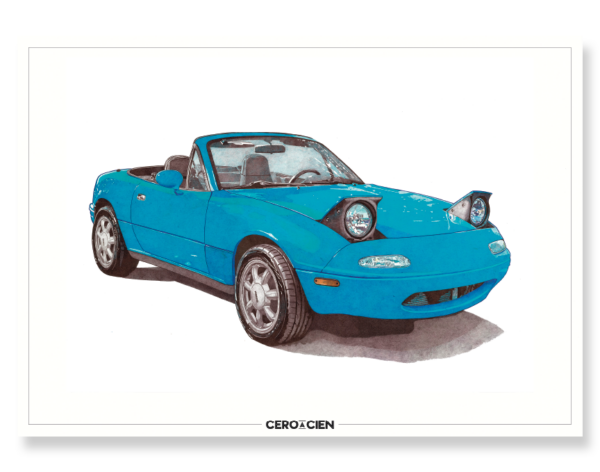 Lamina A4 - Mazda MX5 - NA