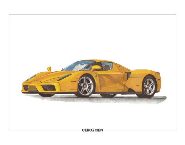 Lamina A4 - Ferrari Enzo