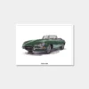 Lamina A4 - Jaguar E-Type Serie 1 convertible