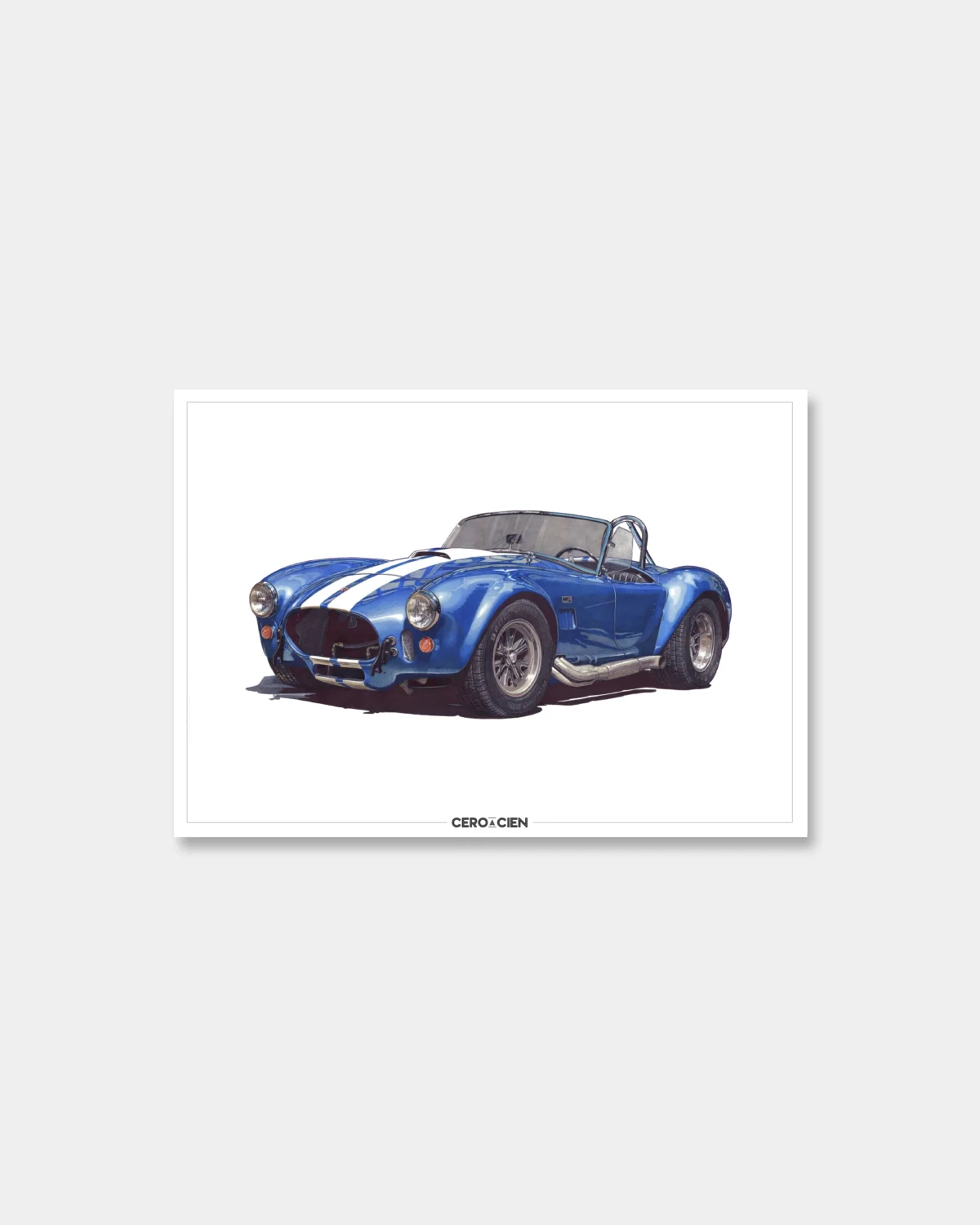 Lamina A4 - Shelby Cobra